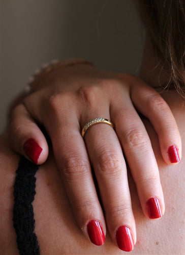 Bague 53 KORLOFF - Alliance Or Jaune Diamants 58 Facettes 042