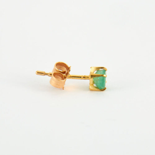 Boucles d'oreilles Boucles d'oreilles en Or jaune & émeraude 58 Facettes