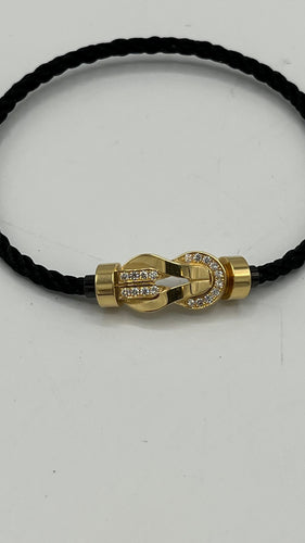 Bracelet FRED - Bracelet Chance Infinie or et diamants 58 Facettes 096329024472