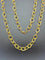 Collier Collier maille forçat antillaise or jaune 58 Facettes