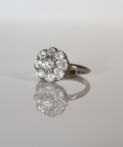 Bague 48 Bague petite Marguerite Diamants 1930 58 Facettes 545