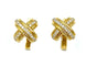 Boutons de manchette Tiffany’s & Co. Boutons de manchette or jaune et diamants 58 Facettes