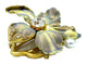 Broche Broche Art Nouveau or, émail, diamants et perle 58 Facettes