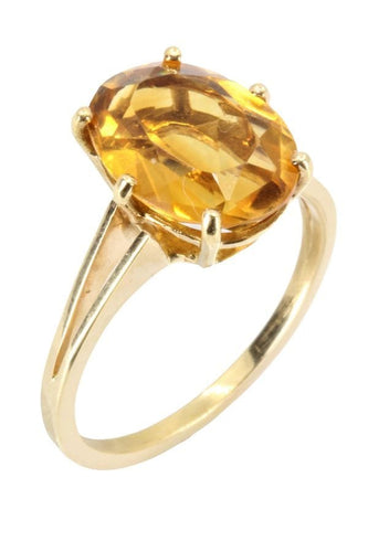 Bague BAGUE MODERNE CITRINE 58 Facettes 046161