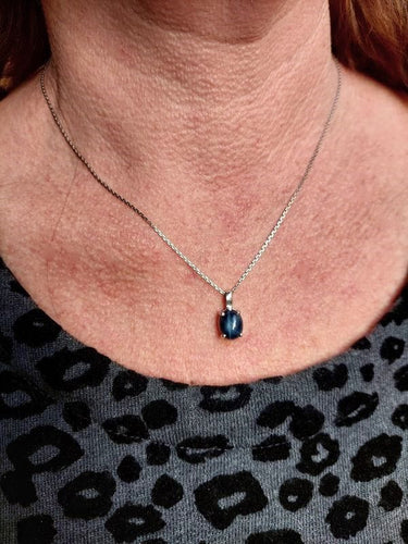 Pendentif PENDENTIF SAPHIR ÉTOILÉ 58 Facettes 075161