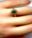 Bague Bague marguerite émeraude diamants 58 Facettes AB181