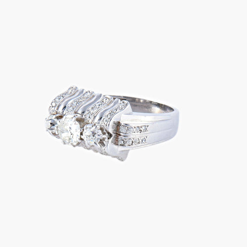Bague 56 Bague Cascade Diamants 58 Facettes
