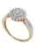 Bague 54 BAGUE MODERNE PAVAGE DIAMANTS 58 Facettes 070381