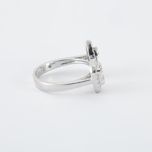 Bague Bague en or blanc & diamants 58 Facettes