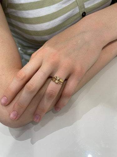 Bague BAGUE DIAMANTS NAPOLÉON III 58 Facettes 051141