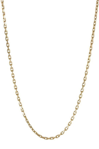 Collier CHAINE MAILLE FORÇAT DIAMANTÉE 58 Facettes 050811