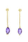 Boucles d'oreilles BOUCLES D'OREILLES PENDANTES AMÉTHYSTES 58 Facettes 047641