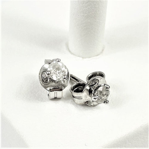 Boucles d'oreilles Puces d'Oreilles Diamants Or 58 Facettes 20400000686