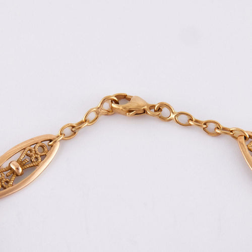 Bracelet Bracelet maillons filigranés 58 Facettes JB9