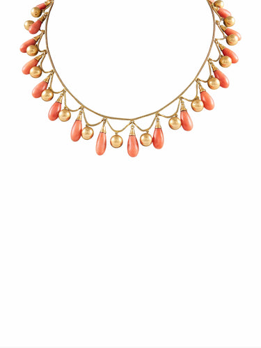 Collier Collier Corail Or jaune 58 Facettes