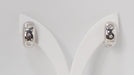 Boucles d'oreilles Boucles d'Oreilles En Or Blanc Et Diamants 58 Facettes 21485