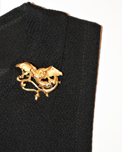 Broche Broche-Pendentif Chimère Art Nouveau 58 Facettes 448