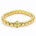 Bracelet Bracelet élastique Or jaune Péridot 58 Facettes D359653LF