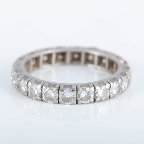 Bague 52 Alliance Platine 20 Diamants 58 Facettes 220392