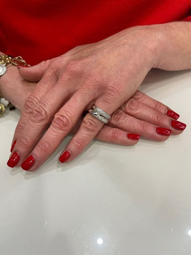 Bague BAGUE ENTRELACÉE DIAMANTS 58 Facettes 058291