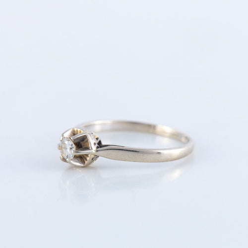 Bague 51 Bague Solitaire Diamant 0.15ct 58 Facettes JE103