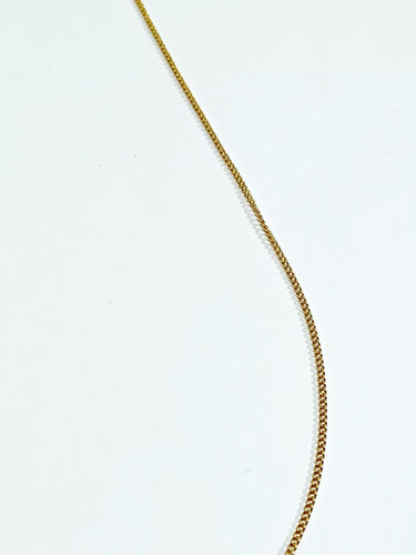 Collier Chaine or rose Maille Gourmette 58 Facettes