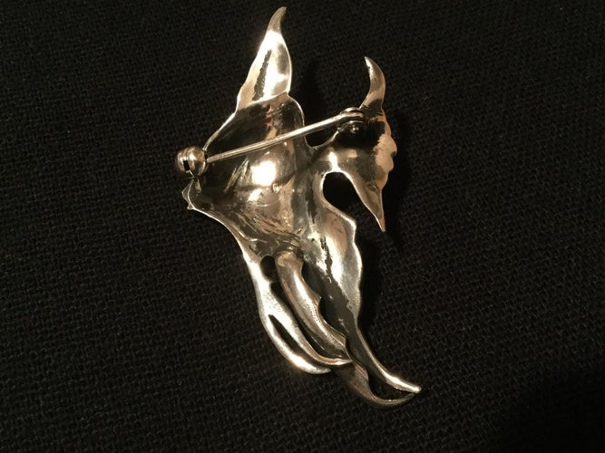 Broche Broche poisson en Argent émaillé & marcassites 58 Facettes 236043
