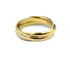 Bague Cartier. Alliance Trinity vintage or 18K 58 Facettes