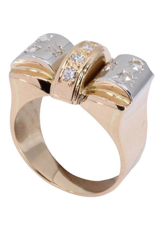 Bague 55 BAGUE TANK DIAMANTS 58 Facettes 062231