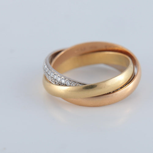 Bague 53 Bague CARTIER Trinity 58 Facettes