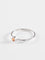 50 Bague Solitaire Saphir Orange et Or Blanc 58 Facettes