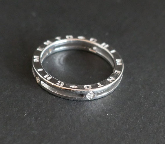 Bague 54.5 Chimento - alliance, Diamants, Or Blanc 58 Facettes