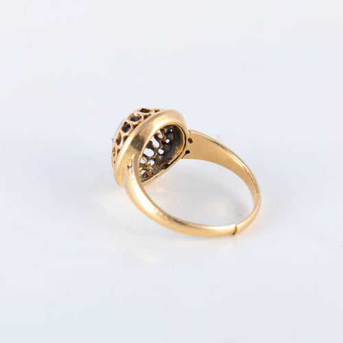 Bague 53 Bague Solitaire Diamant old mine cut 58 Facettes