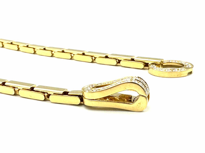 Collier CARTIER. Collier Agrafe diamants 58 Facettes