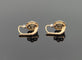 Boucles d'oreilles Boucles d'oreilles dormeuses anciennes or et platine 58 Facettes