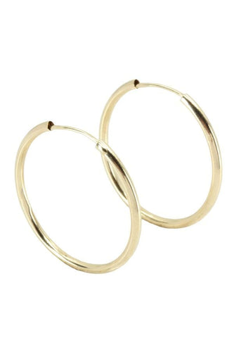 Boucles d'oreilles CRÉOLES MODERNES 58 Facettes 054171