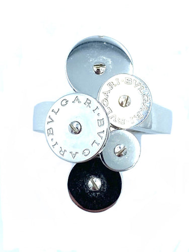 Bague BVLGARI. Bague Cicladi or blanc 18K 58 Facettes