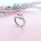 Bague Bague Or blanc Tourmaline rose 58 Facettes AA 1628