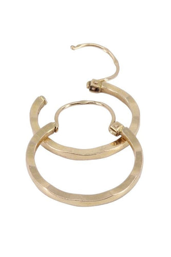 Boucles d'oreilles CRÉOLES MODERNES 58 Facettes 067061