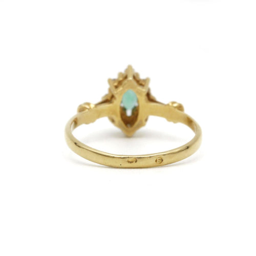 Bague 48 Bague - Or, Diamants et émeraude 58 Facettes 230087R