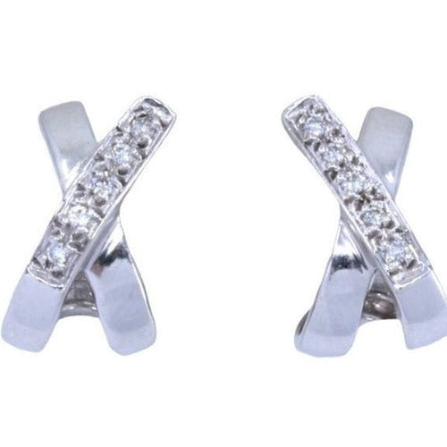 Boucles d'oreilles BOUCLES D'OREILLES MODERNE DIAMANTS 58 Facettes 063361