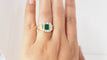 Bague 52 Bague émeraude et diamants 58 Facettes 32146