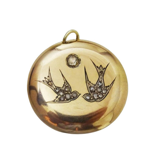 Pendentif Pendentif vintage en or 18 carats et diamants 58 Facettes