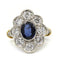 Bague Bague  Or, diamants et Saphir 58 Facettes 230042SP