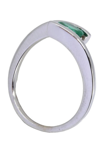 Bague 51 BAGUE MODERNE ÉMERAUDE 58 Facettes 055191