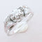 Bague 55 Bague ancienne diamants platine et or gris 58 Facettes AA 1546
