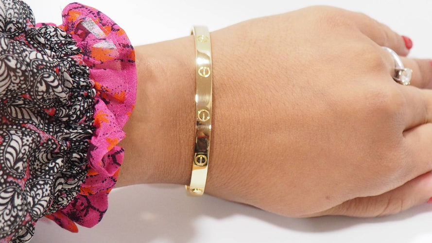 Bracelet Bracelet Cartier Love GM "vintage" en or jaune 58 Facettes 31637