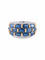 Bague Bague Saphirs Diamants 58 Facettes
