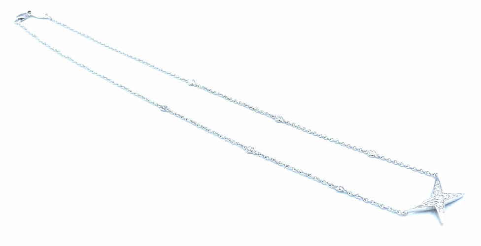 Collier Mauboussin - Collier "Mes Nuances à Toi" or blanc et diamants 58 Facettes