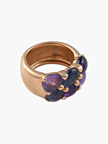 Bague 65 Bague POMELLATO Améthystes 58 Facettes